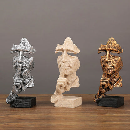 Artistic Abstract Face Sculpture Homeandso
