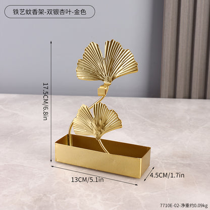Decorative Ginkgo Leaf Centerpiece Homeandso