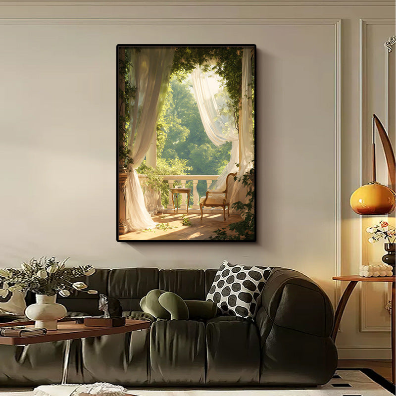 Art Print featuring Serene Garden View Homeandso