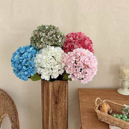 Lifelike Hydrangea Flower Stem