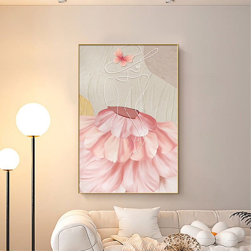 Floral Abstract Line Art Print Homeandso