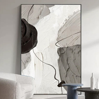Abstract Minimalist Framed Canvas Art Homeandso