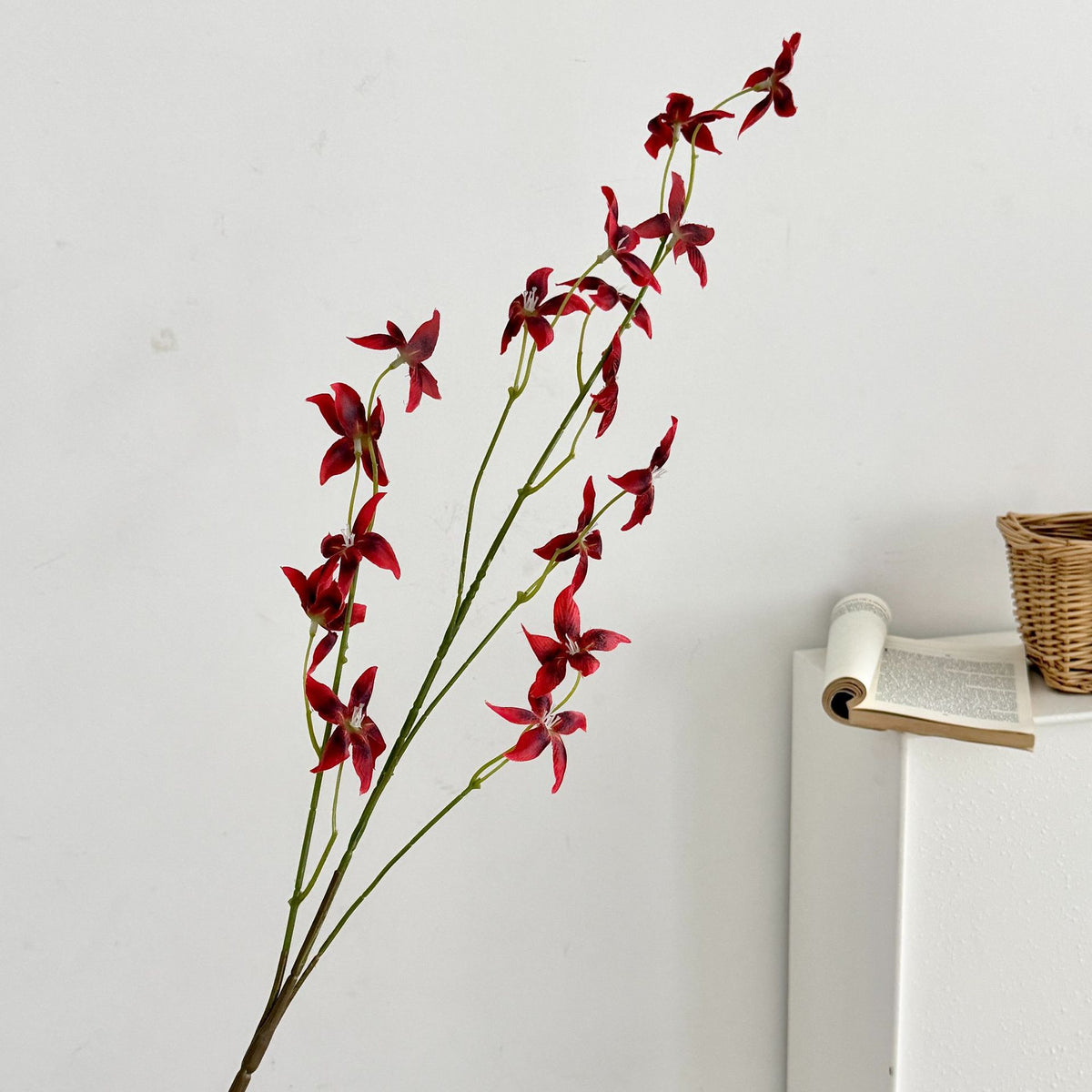 Elegant Faux Orchid Stem
