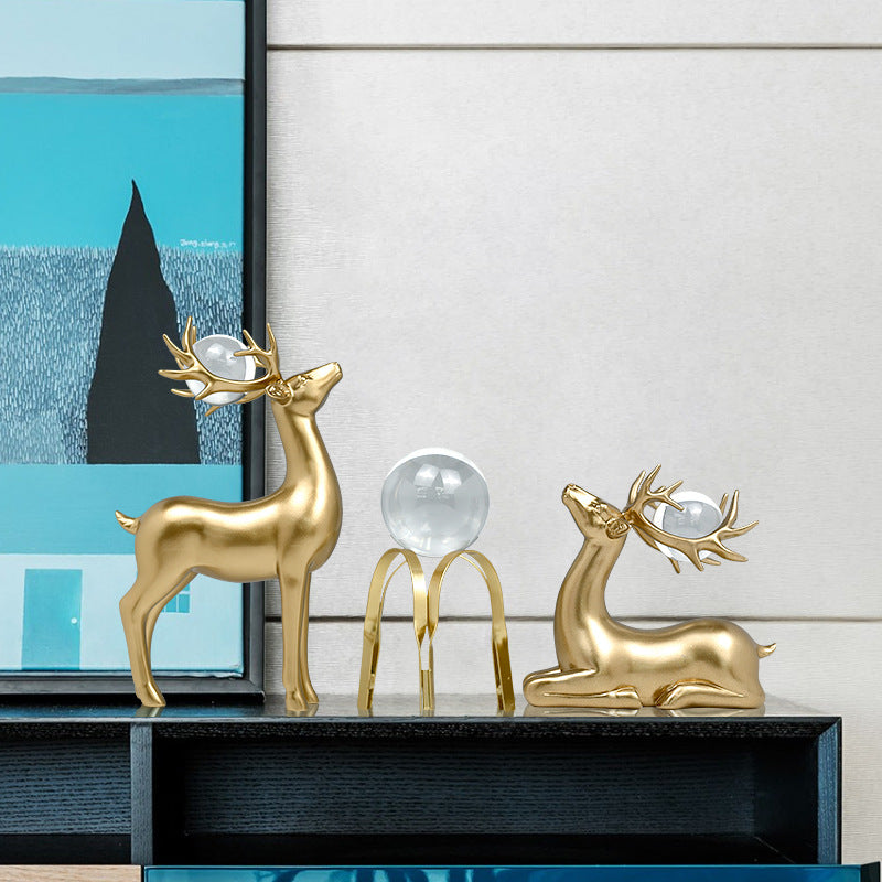 Decorative Deer Sculpture Homeandso