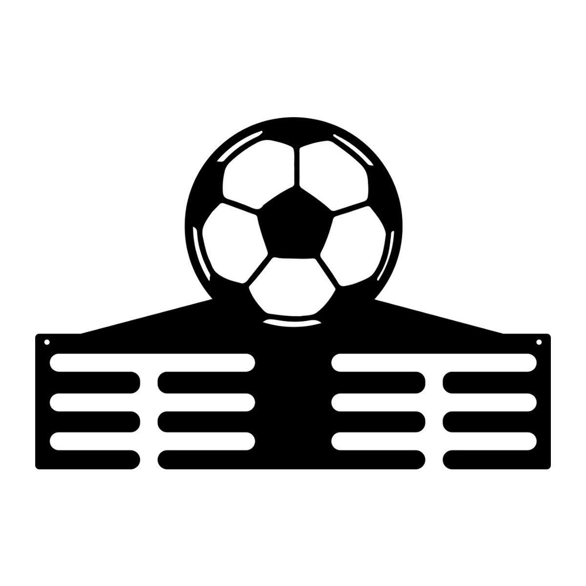Soccer-Themed Wall Storage Rack Homeandso