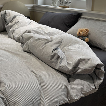 Decorative Striped Comfort Quilt Homeandso