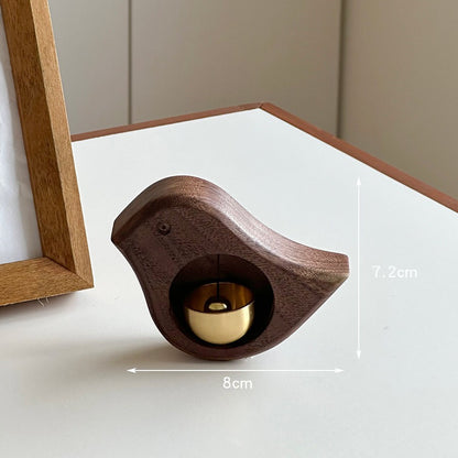 Decorative Wooden Bird Figurine