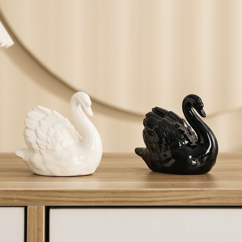 Elegant Swan Figurine Homeandso