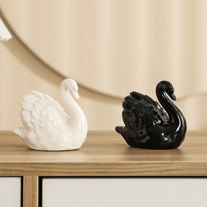 Elegant Swan Figurine Homeandso