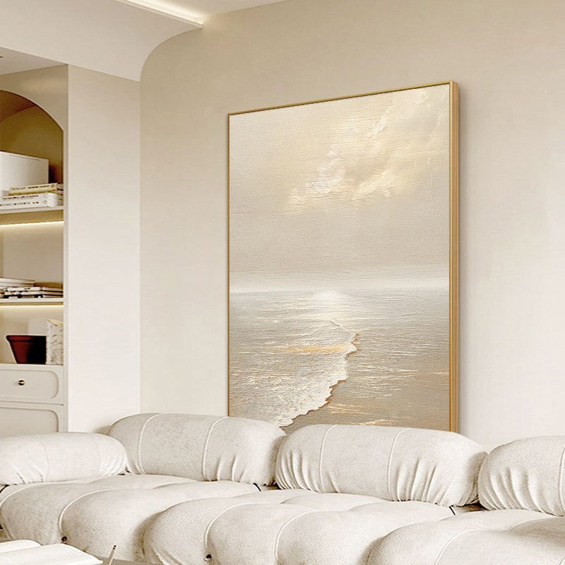 Serene Ocean Landscape Canvas Wall Art Homeandso