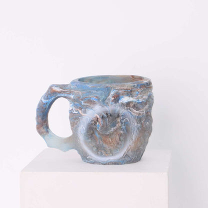 Artistic Stone-Molded Coffee Mug Homeandso