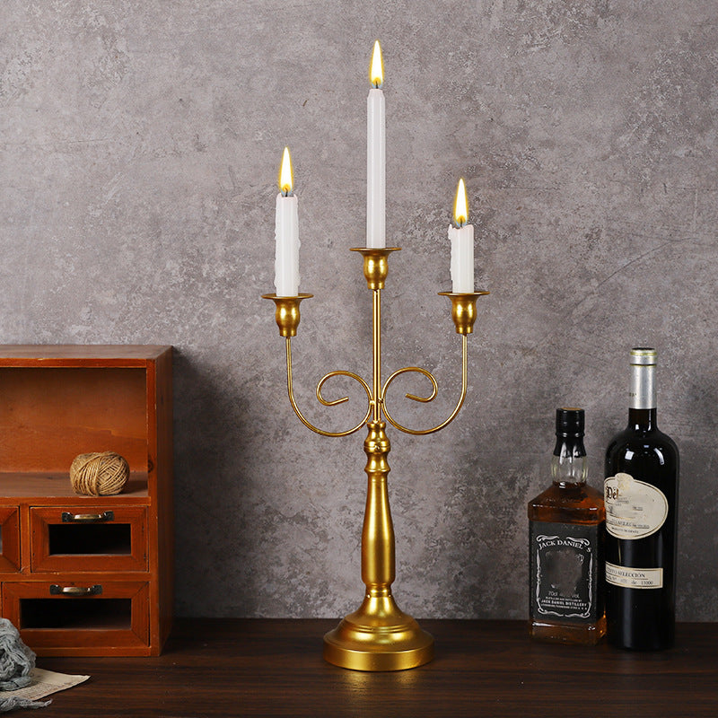Elegant Metal Candelabra Homeandso