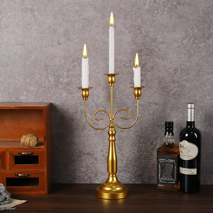 Elegant Metal Candelabra Homeandso