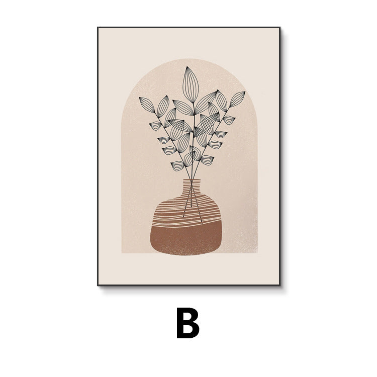 Artistic Geometric Vase Art Print Homeandso