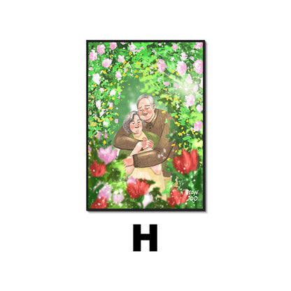 Decorative Illustrative Canvas Art Homeandso