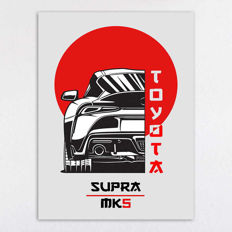 Automotive Art Print Homeandso