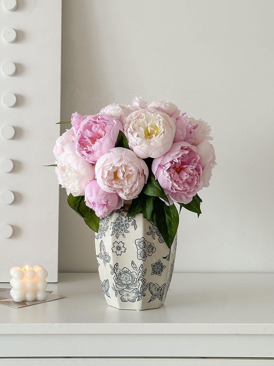 Decorative Floral Ceramic Vase
