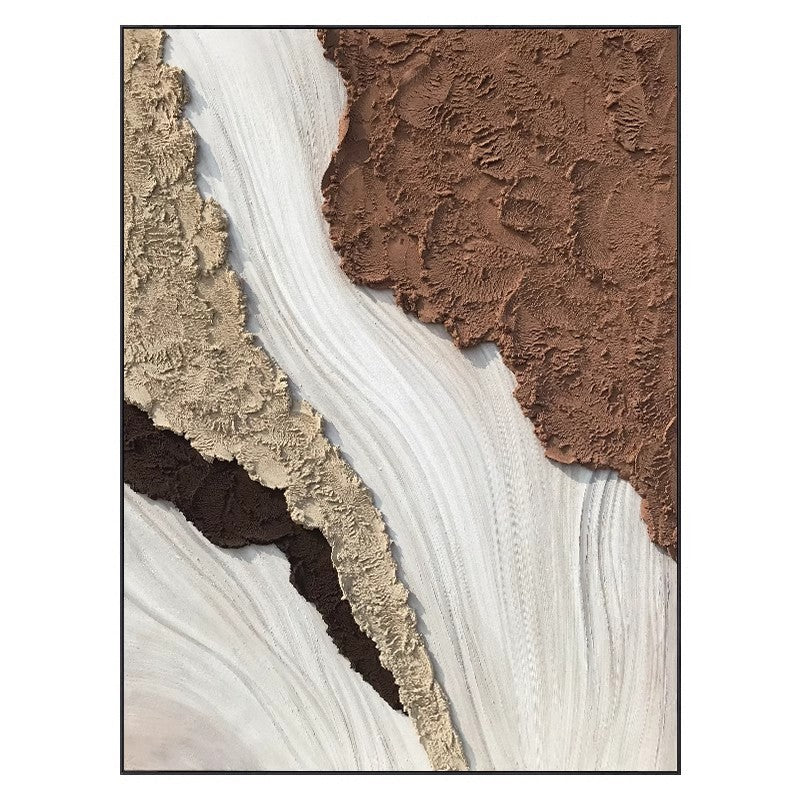 Abstract Textured Oil Painting Homeandso