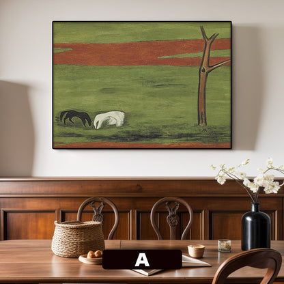 Artistic Horse-Themed Canvas Artwork Homeandso