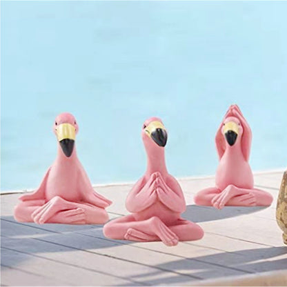 Playful Flamingo Figurine Homeandso