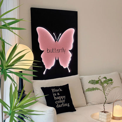 Butterfly-Themed Wall Art Print Homeandso