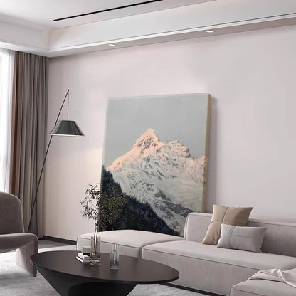 Mountain Landscape Textured Canvas Print Homeandso
