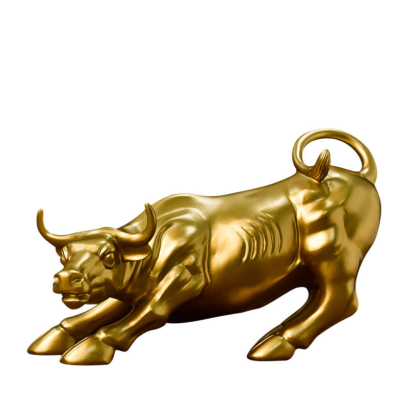 Majestic Bull Figurine Homeandso