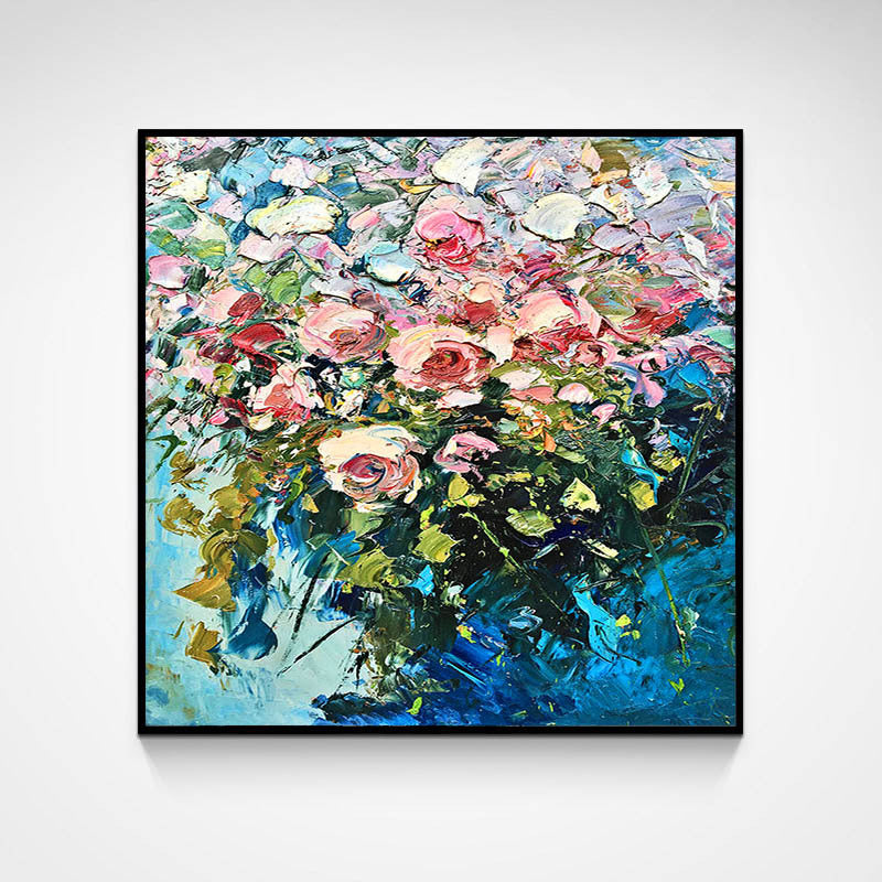 Floral Acrylic Canvas Wall Art Homeandso