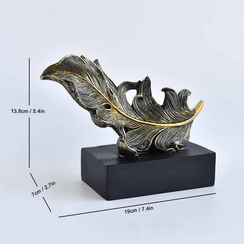 Decorative Leaf Sculpture Homeandso
