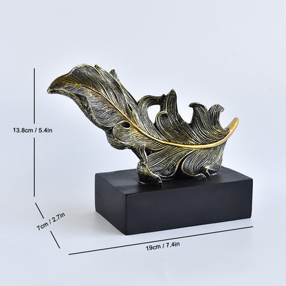 Decorative Leaf Sculpture Homeandso