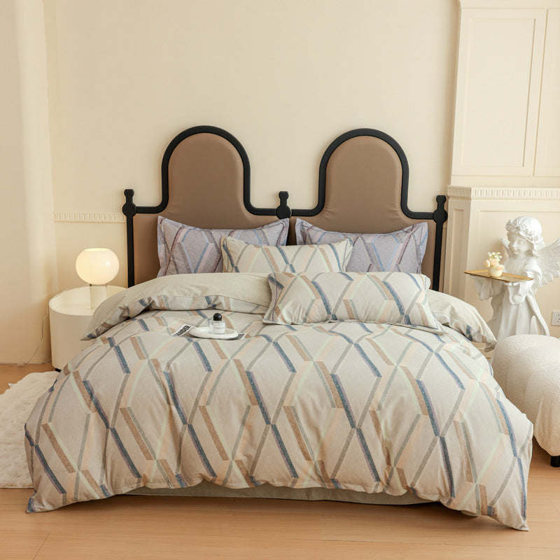 Nature-Inspired Botanical Print Duvet Cover Set