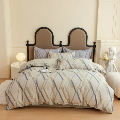 Nature-Inspired Botanical Print Duvet Cover Set