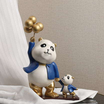 Whimsical Panda Sculpture Homeandso