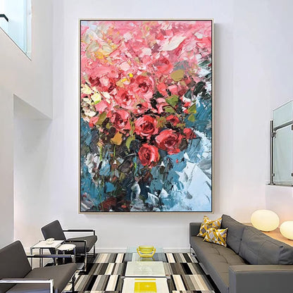 Floral Acrylic Canvas Wall Art Homeandso