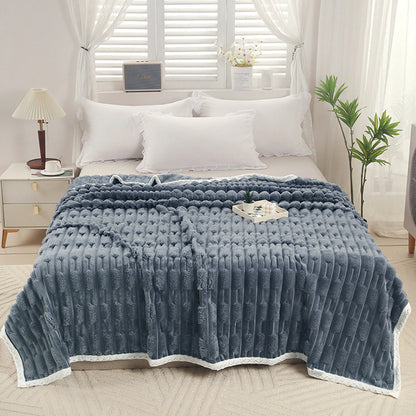 Luxurious Textured Throw Blanket