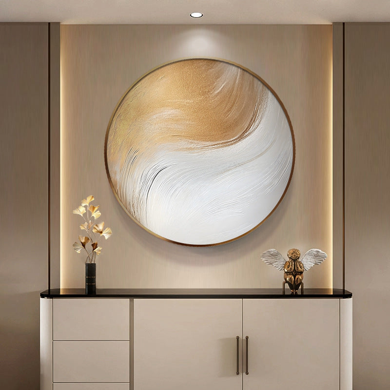 Artistic Round Wall Mirror Homeandso