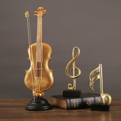 Decorative Violin Figurine Homeandso