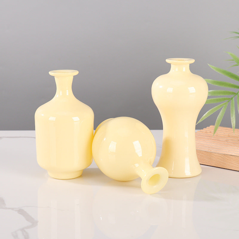 Decorative Round Glass Vase