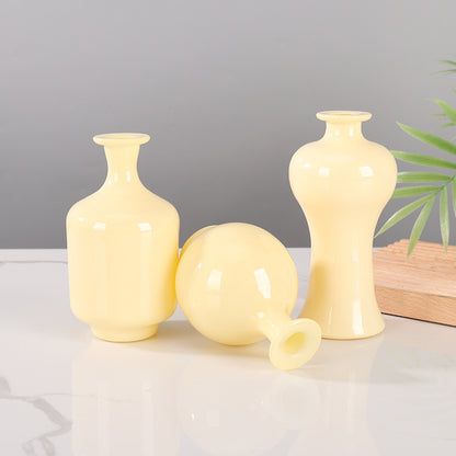 Decorative Round Glass Vase