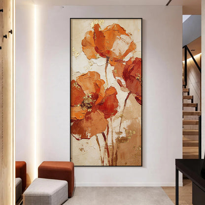 Floral Abstract Canvas Wall Art Homeandso