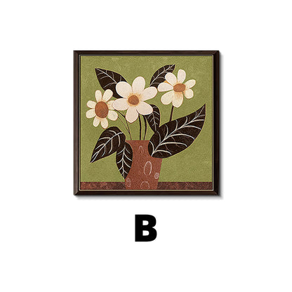 Decorative Framed Flower Art Homeandso