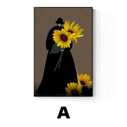 Artistic Floral Wall Art Homeandso