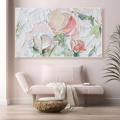 Textured Floral Relief Canvas Art Homeandso 1789035004