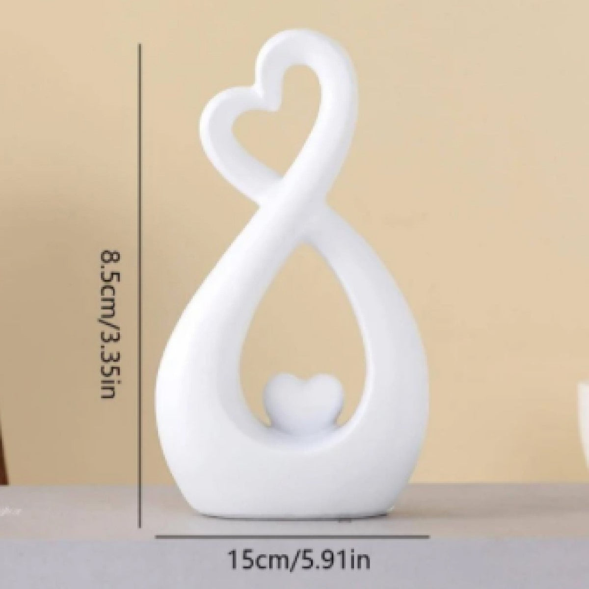 Artistic Couple Embrace Sculpture Homeandso