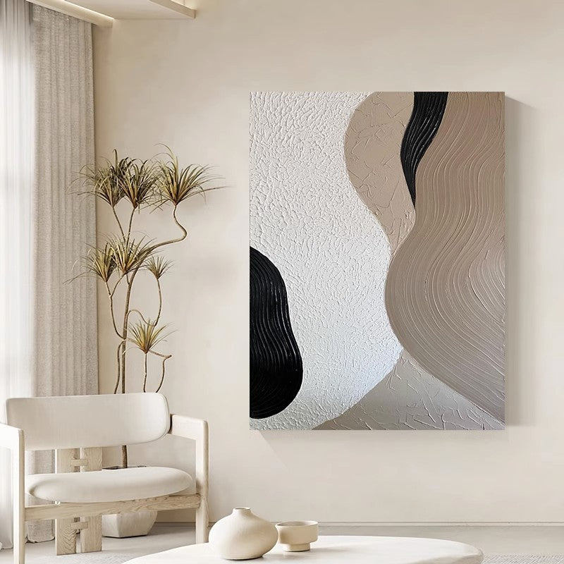 Abstract Textured Canvas Wall Artwork Homeandso