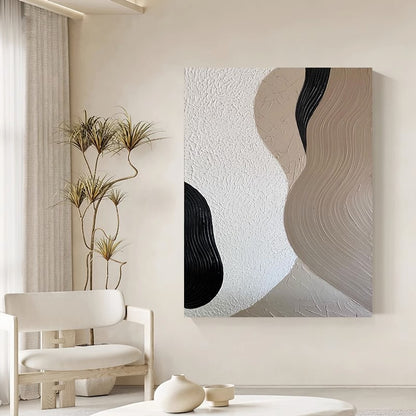Abstract Textured Canvas Wall Artwork Homeandso