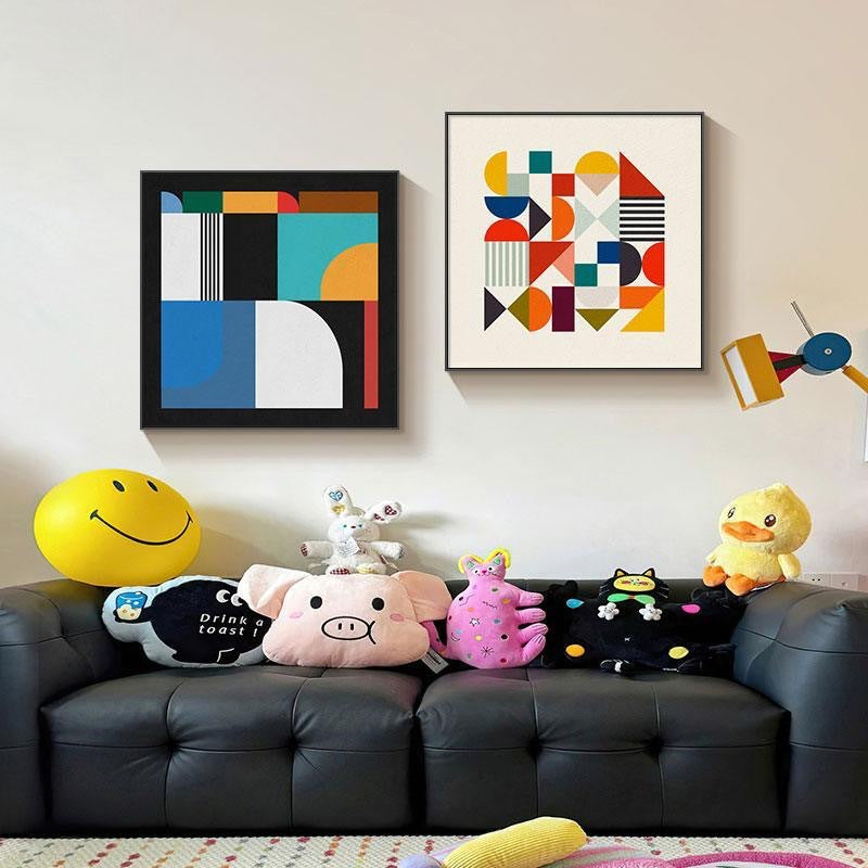 Abstract Geometric Canvas Wall Art Homeandso 1790073311