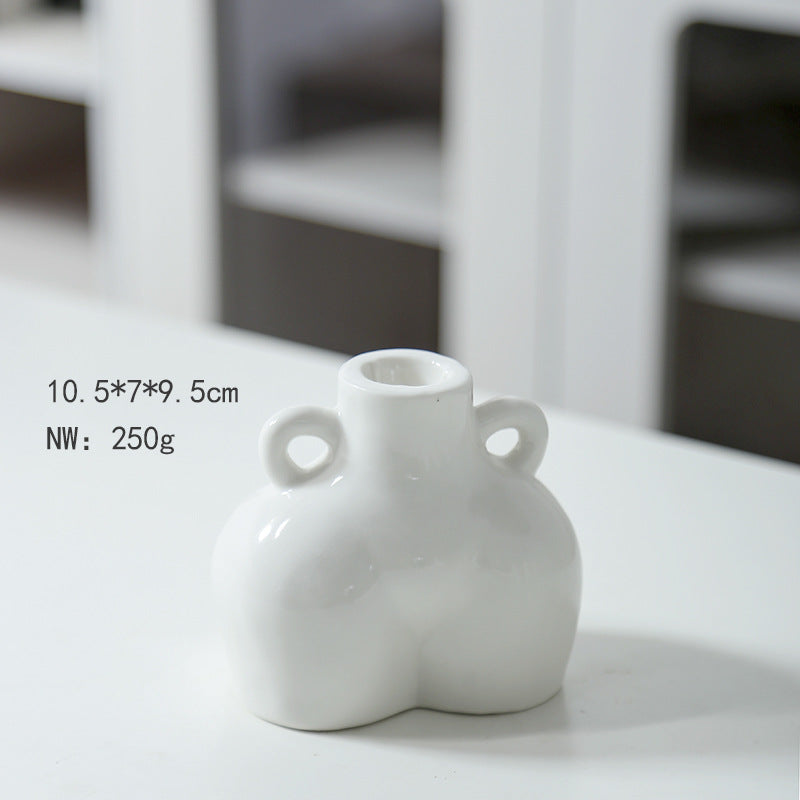 Artistic Ceramic Body-Shaped Vase