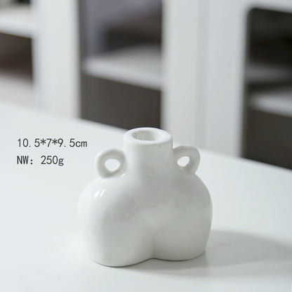 Artistic Ceramic Body-Shaped Vase