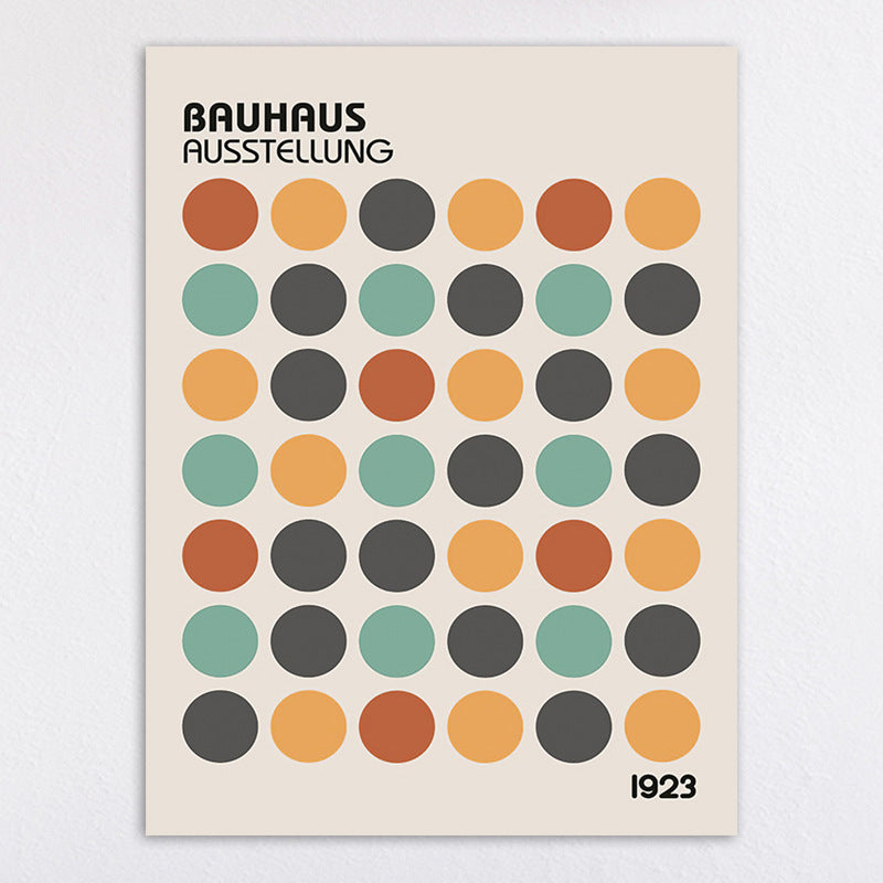 Bauhaus-Inspired Abstract Wall Art Print Homeandso